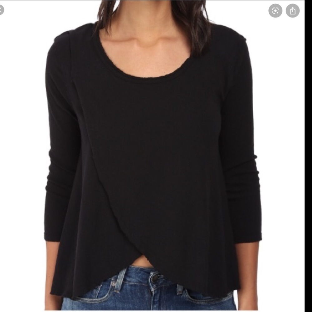 Free People Bonsai Tee In black